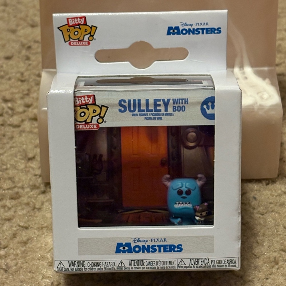 NWT Bitty Pop! Disney Pixar Sulley with Boo from Monsters Inc Vinyl Figurine